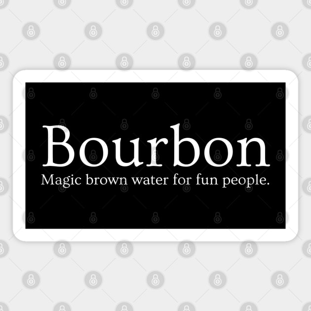 Funny Bourbon Definition Magnet by HobbyAndArt